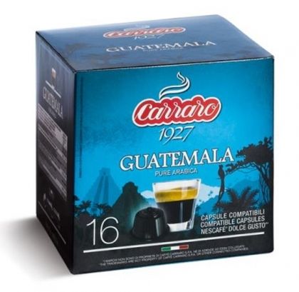 Carraro Капсули Single Origin Guatemala 16x7г. (съвместими с Долче Густо)